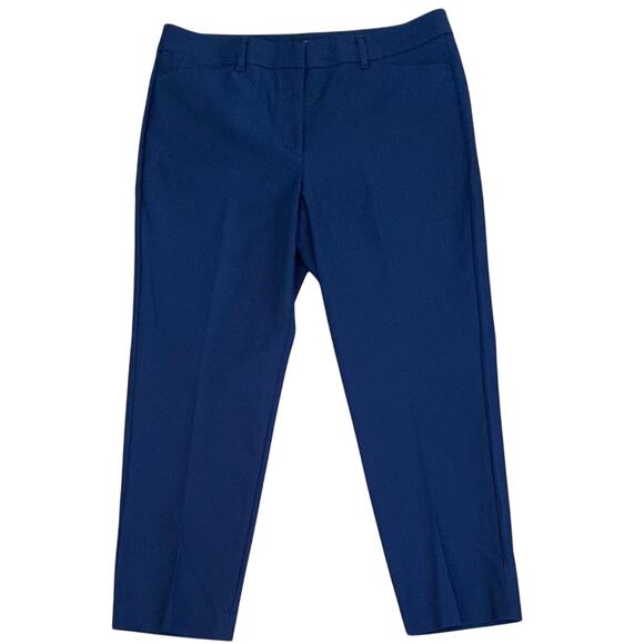 White House Black Market The Slim Ankle Pant Navy Blue Size 10S - Picture 1 of 11